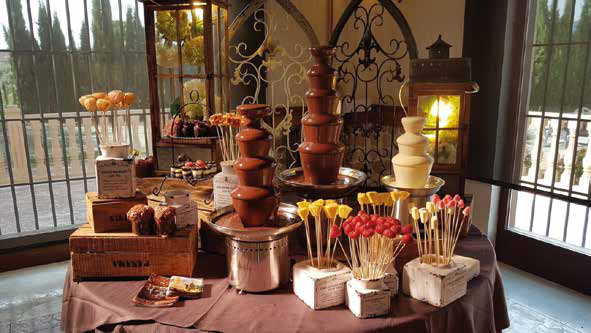 Fuente de chocolate 3 - evento